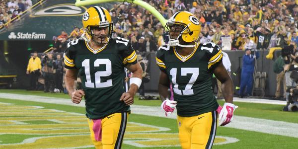 Aaron Rodgers och Davante Adams skiljer de första säsongerna åt